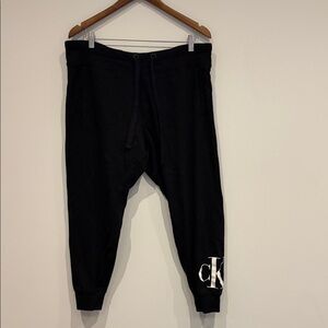 Calvin Klein Black Kids Logo Joggers